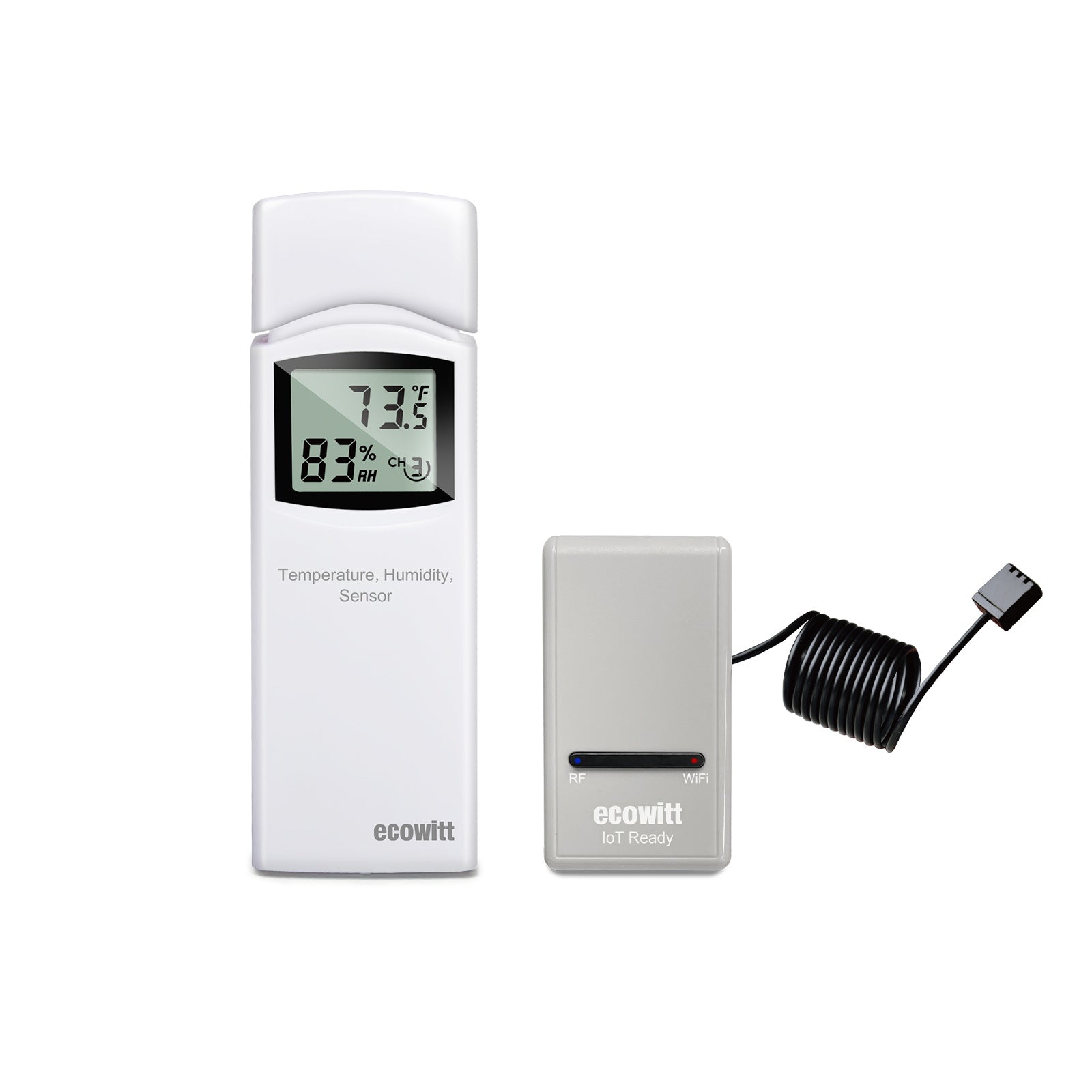 Ecowitt GW1204 IoT Wi-Fi Gateway with WN31 Temperature & Humidity Sensor