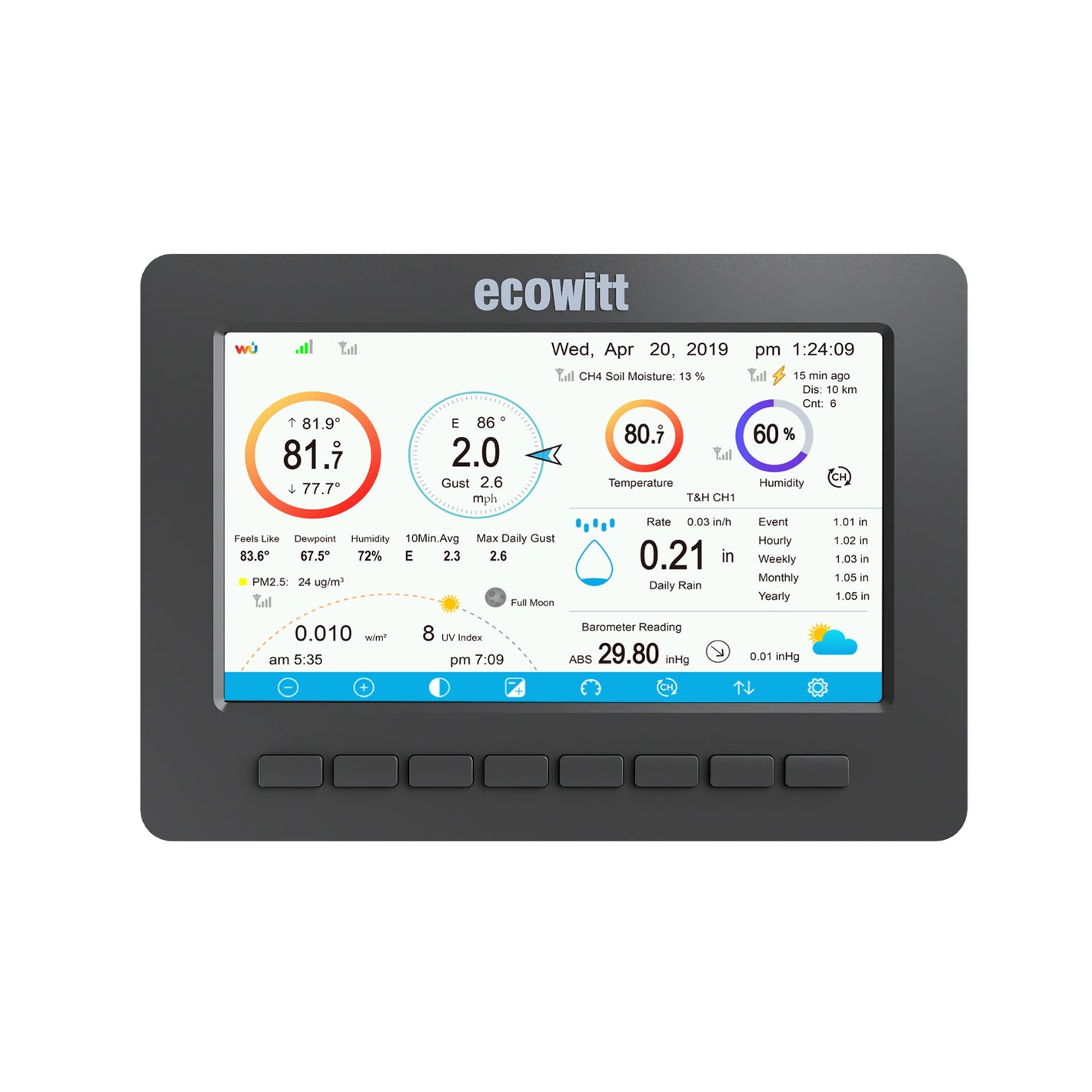 HP2550_C Consola de Display TFT a Color de 7" con Wi-Fi