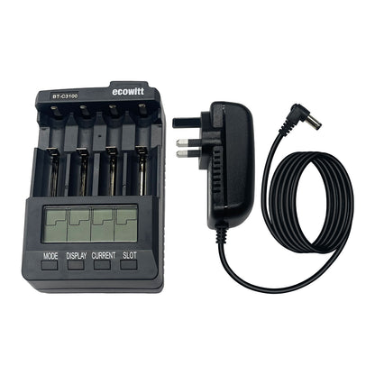 Battery Charger BT-C3100 V2.2 – For NiMH, NiCd and Li-ion (3.6V–3.7V) Rechargeable Batteries