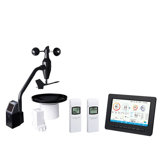 HP2552 TFT Large Display Wi-Fi Weather Station with Anemometer Sensor Package and Rain Gauge Sensor
