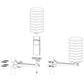 Sensore di rilevamento del fulmine wireless per esterni WH57 