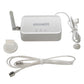 Ecowitt GW3000 Wi-Fi- & Ethernet-IoT-Wetterstation-Gateway mit integrierten Temperatur-, Feuchtigkeits- und Barometersensoren, SD-Kartensteckplatz und externer Antenne