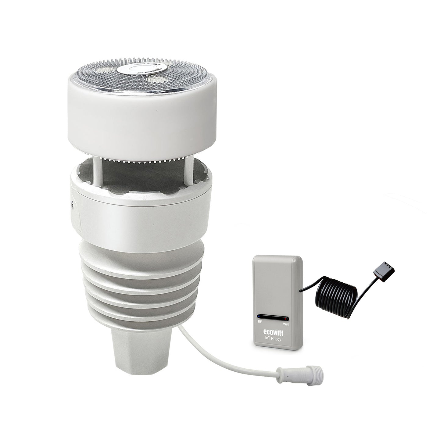 GW1210 Wi-Fi Weather Station – Piezo Rainfall, Ultrasonic Wind Sensor, UV & Light, Temperature, Humidity, Barometric Pressure, IoT-enabled,  Includes Bird Spikes