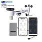 GW1101 /GW1201 Wi-Fi Weather Station Gateway with Solar Powered 7-in-1 Outdoor Sensor Array