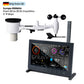 HP2561 Wi-Fi Weather Station TFT Colour Display Touch Button with Solar Powered 7-in-1 Outdoor Sensor Array