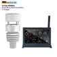 Wittboy Pro HP2564 Wi-Fi Weather Station, 7'' TFT Full-colour Touch Button Display with 7-in-1 Outdoor Solar Powered Anti-vibration Haptic Rainfall Sensor
