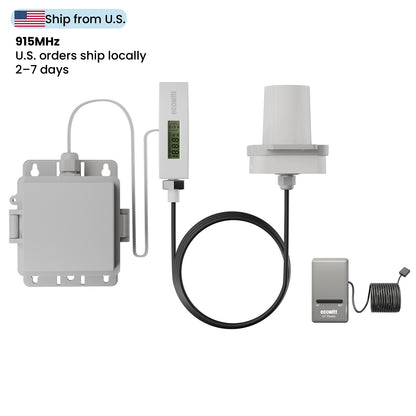 Ecowitt LDS01 Laser Distance Sensor, Laser Rangefinder for Water Tank Levels and Snow Depth with LCD Screen for Real-Time Monitoring