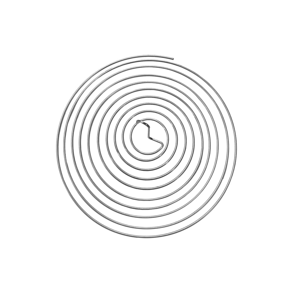 Rain gauge filter anti-debris spiral