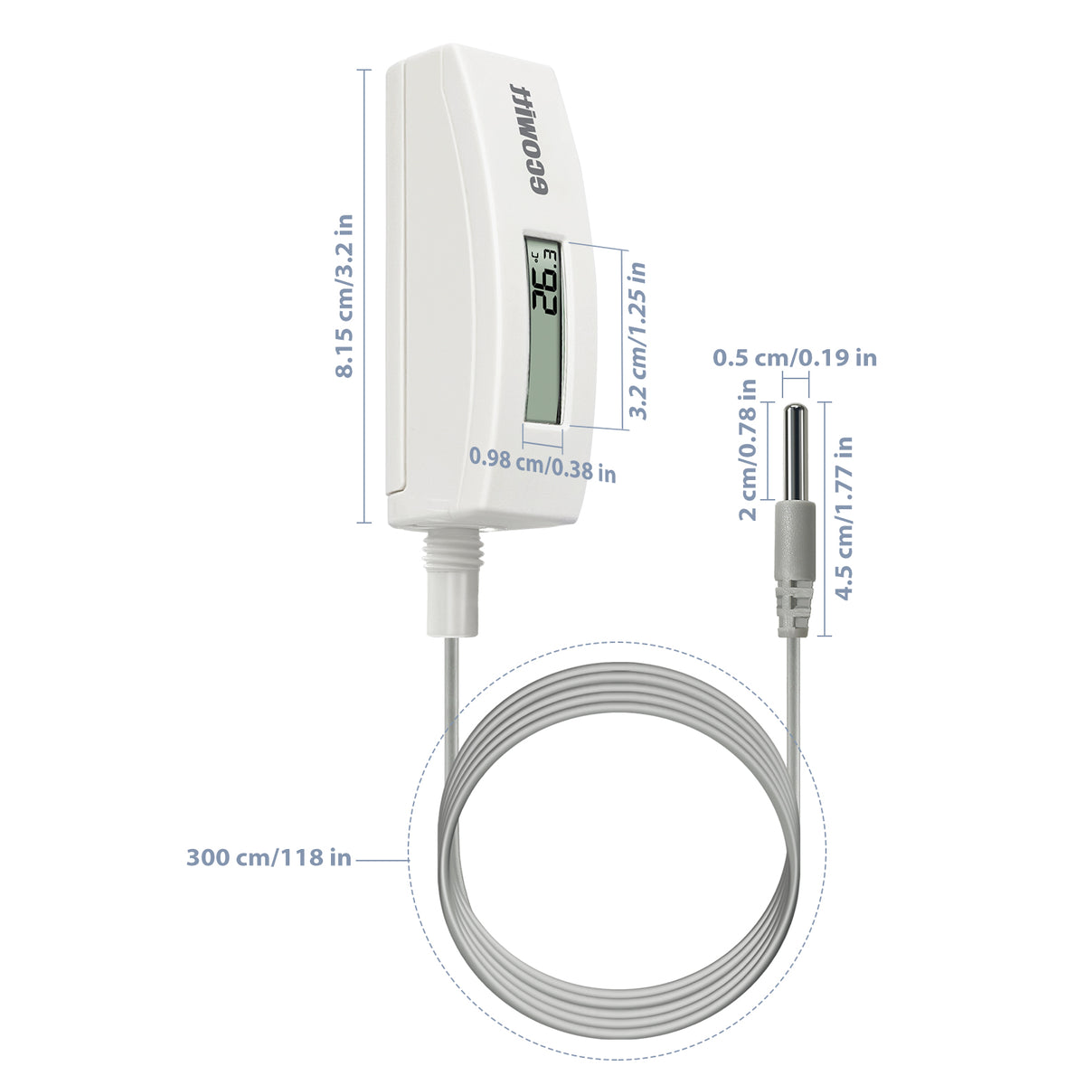 Pvc Temperature Sensor WN34L Temperature Sensor with 3M PVC Cable